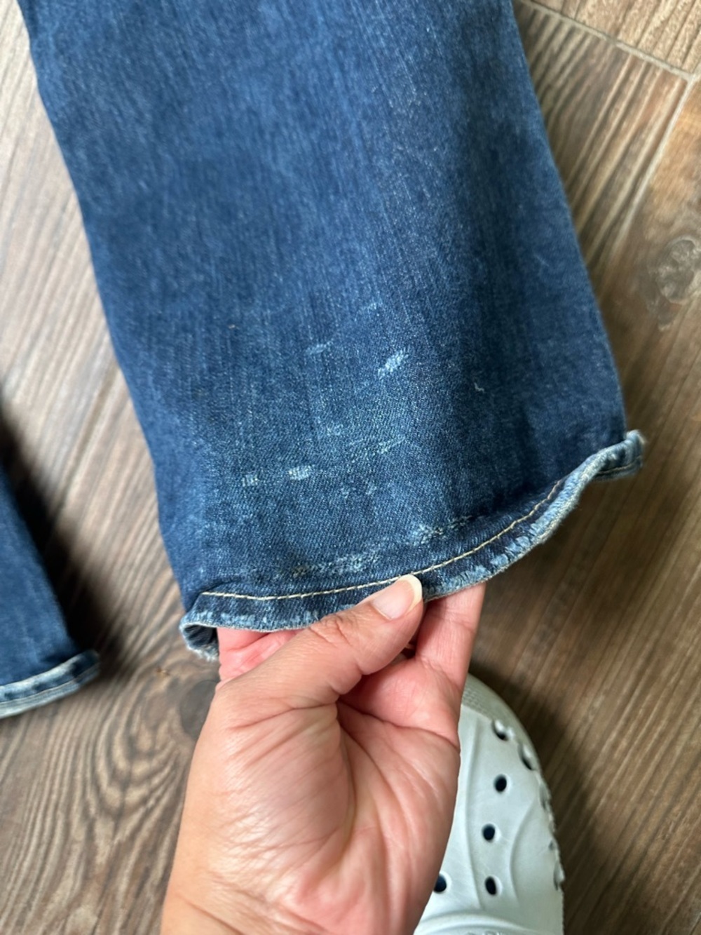 Abercrombie & Fitch Men’s Indigo Straight Jeans 30X32 100% Cotton vintage - Picture 12 of 12